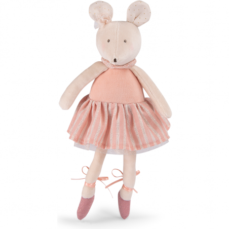 Peluche Souris rose - La petite école de danse - Moulin Roty