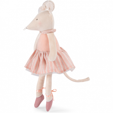 Peluche Souris rose - La petite école de danse - Moulin Roty