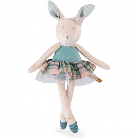 Petite peluche Lapin bleu - La petite école de danse - Moulin Roty
