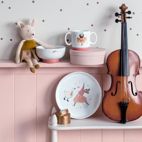 Petite peluche Souris or - La petite école de danse - Moulin Roty