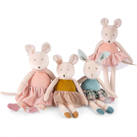 Petite peluche Souris rose - Moulin Roty