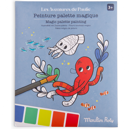 Peinture palette magique - Les Aventures de Paulie - Moulin Roty