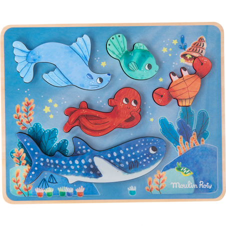 Puzzle sensoriel - Les Aventures de Paulie - Moulin Roty