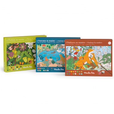 Peintures au numéro Le botaniste - Le jardin du moulin - Le jardin du moulin - Moulin Roty