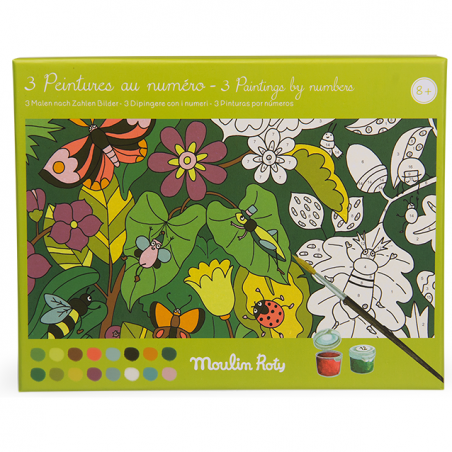 Peintures au numéro Le jardinier - Le jardin du moulin - Le jardin du moulin - Moulin Roty