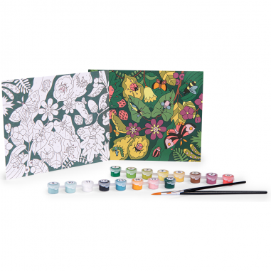 Peintures au numéro Le jardinier - Le jardin du moulin - Le jardin du moulin - Moulin Roty