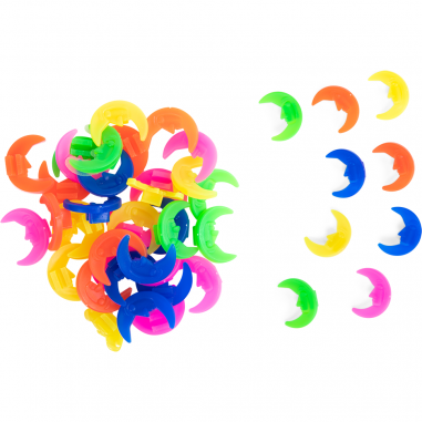 Perles lunes pour rayons de vélo - Aujourd'hui c'est mercredi - Moulin Roty