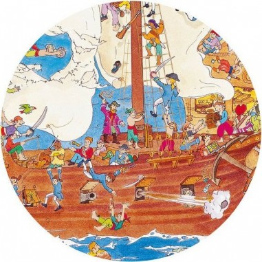 Puzzle Djeco 100 pièces - Les pirates