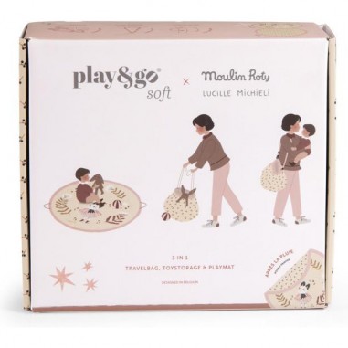 Tapis de jeu / sac de rangement - soft - Après la pluie - Moulin Roty