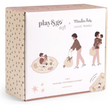 Tapis de jeu / sac de rangement - soft - Après la pluie - Moulin Roty