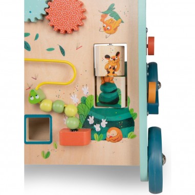 Chariot de marche d'activités Dans la jungle - Moulin Roty