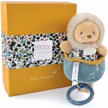 Boh'Aime - Lion Boîte à  musique - Doudou Et Compagnie