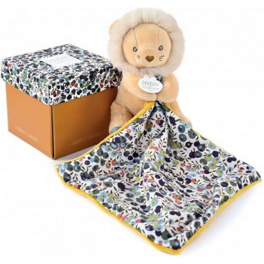Boh'Aime - Lion Pantin avec doudou - Doudou Et Compagnie