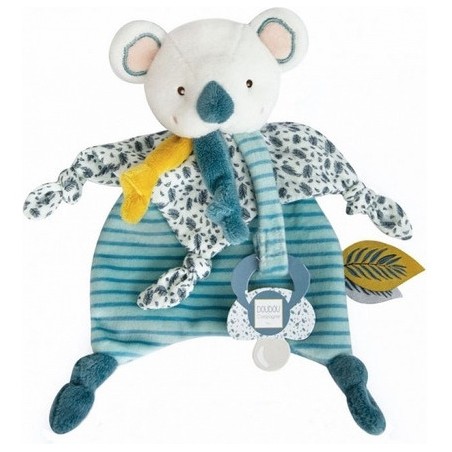 Doudou Yoca le Koala avec attache sucette - Doudou Et Compagnie