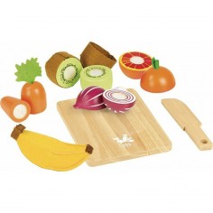 Fruits et légumes en bois à découper Vilac - Jour de marché 2