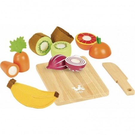Fruits et légumes en bois à découper Vilac - Jour de marché