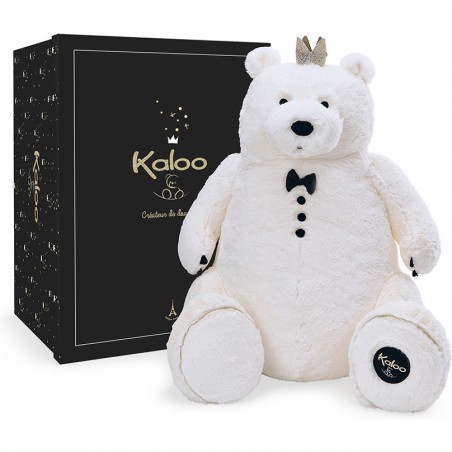 Peluche Ours prince des câlins - 60 cm - Kaloo