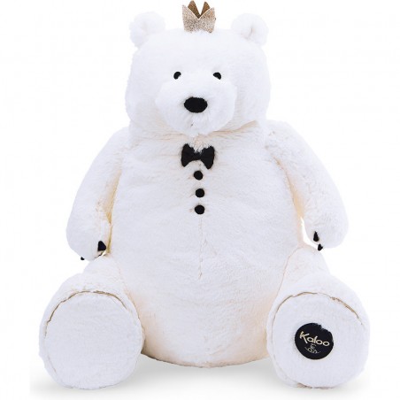 Peluche Ours prince des câlins - 60 cm - Kaloo