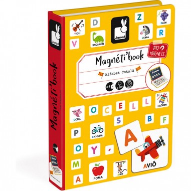 Magnéti'book alphabet catalan, 142 magnets : Jeux éducatifs magnétiques - Janod