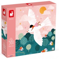 Puzzle 500 pièces pour adulte et enfant 8 ans, colombe - Janod