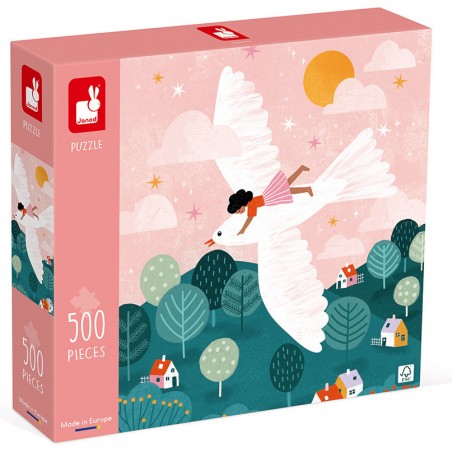 Puzzle 500 pièces pour adulte et enfant 8 ans, colombe - Janod