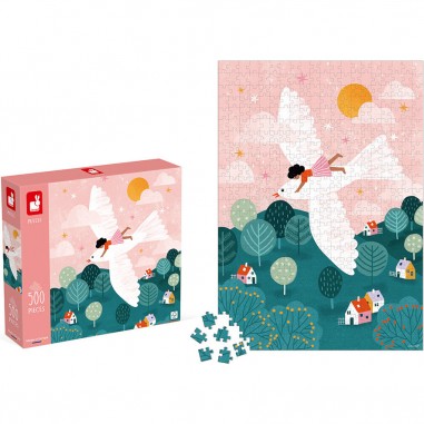 Puzzle 500 pièces pour adulte et enfant 8 ans, colombe - Janod