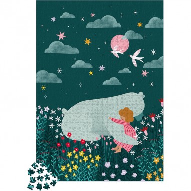 Puzzle 1000 pièces pour adulte et enfant 8 ans, thème amitié - Janod