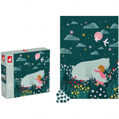 Puzzle 1000 pièces pour adulte et enfant 8 ans, thème amitié - Janod