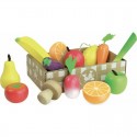 Coffret de fruits et légumes en bois "Jour de marché" - Vilac
