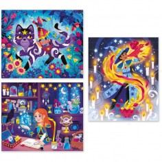 Tableaux dorure Magic School - Janod 2