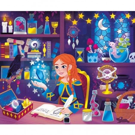 Tableaux dorure Magic School - Janod
