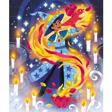 Tableaux dorure Magic School - Janod