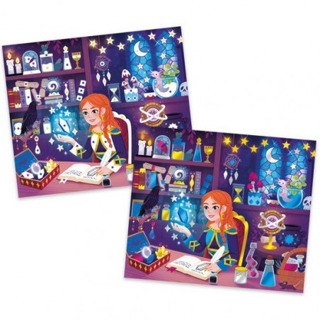 Tableaux dorure Magic School - Janod