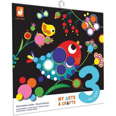 Gommettes rondes 3 ans - My Arts & Crafts - Janod