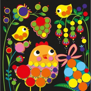 Gommettes rondes 3 ans - My Arts & Crafts - Janod