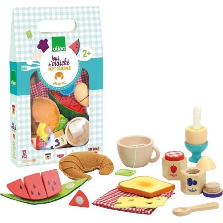 Coffret petit déjeuner en bois Vilac - Jour de marché
