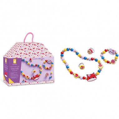 4 bijoux en bois à créer Bois joli - Janod