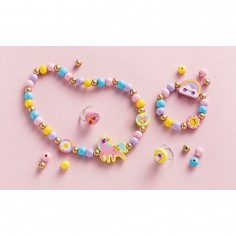 4 bijoux en bois à créer Pays arc-ciel - Janod 2