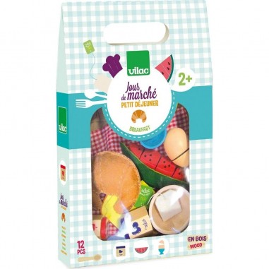 Coffret petit déjeuner en bois Vilac - Jour de marché