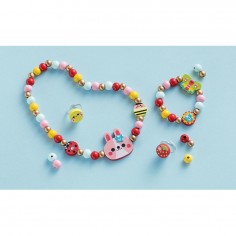 4 bijoux en bois à créer Jardin fleuri - Janod 2