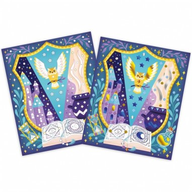 Coffret multi-activités Magic School - Loisirs créatifs - Janod