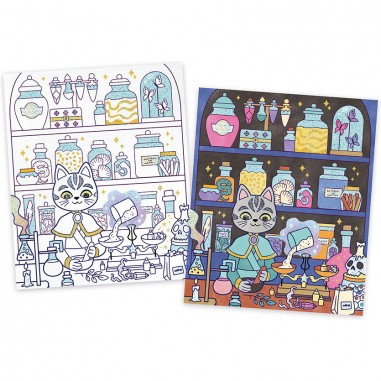 Peinture aquarelle Magic School - Janod