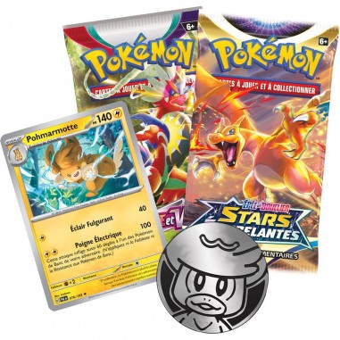 Blister Pack 2 Boosters EV01/EB09 Pohmarmotte - Pokémon