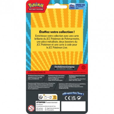 Blister Pack 2 Boosters EV01/EB09 Pohmarmotte - Pokémon