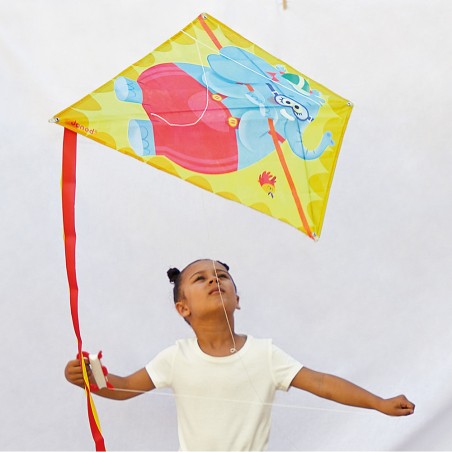 Cerf-volant éléphant - Cerf-volant enfant dès 5 ans - Janod