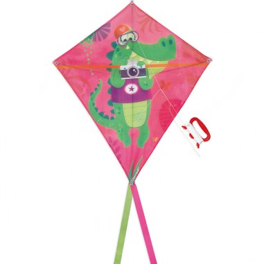 Cerf-volant crocodile - Cerf-volant enfant dès 5 ans - Janod