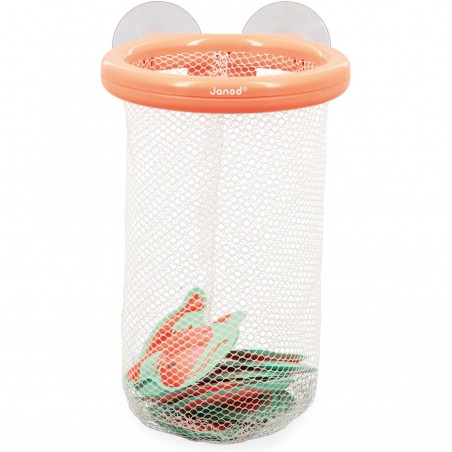 Jouet de bain : Attrape-crevettes - Jeu motricité pour enfant - Janod