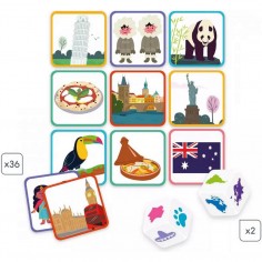 RéflexoDés - Autour du Monde : Jeux de rapidité & de stratégie - Janod 2