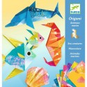 Pochette d'activité créative Origami "Animaux Marins" - Djeco