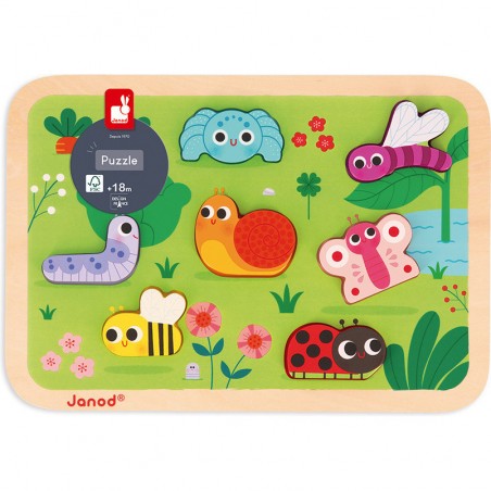 Chunky puzzle le jardin - Janod